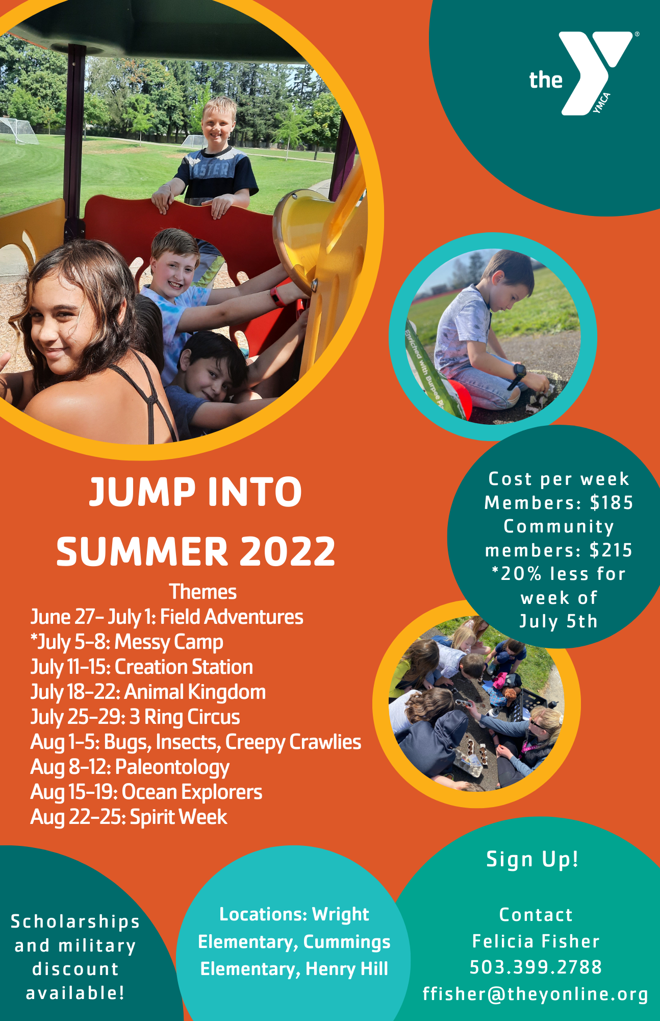Summer Day Camp FAMILY YMCA OF MARION AND POLK COUNTIES